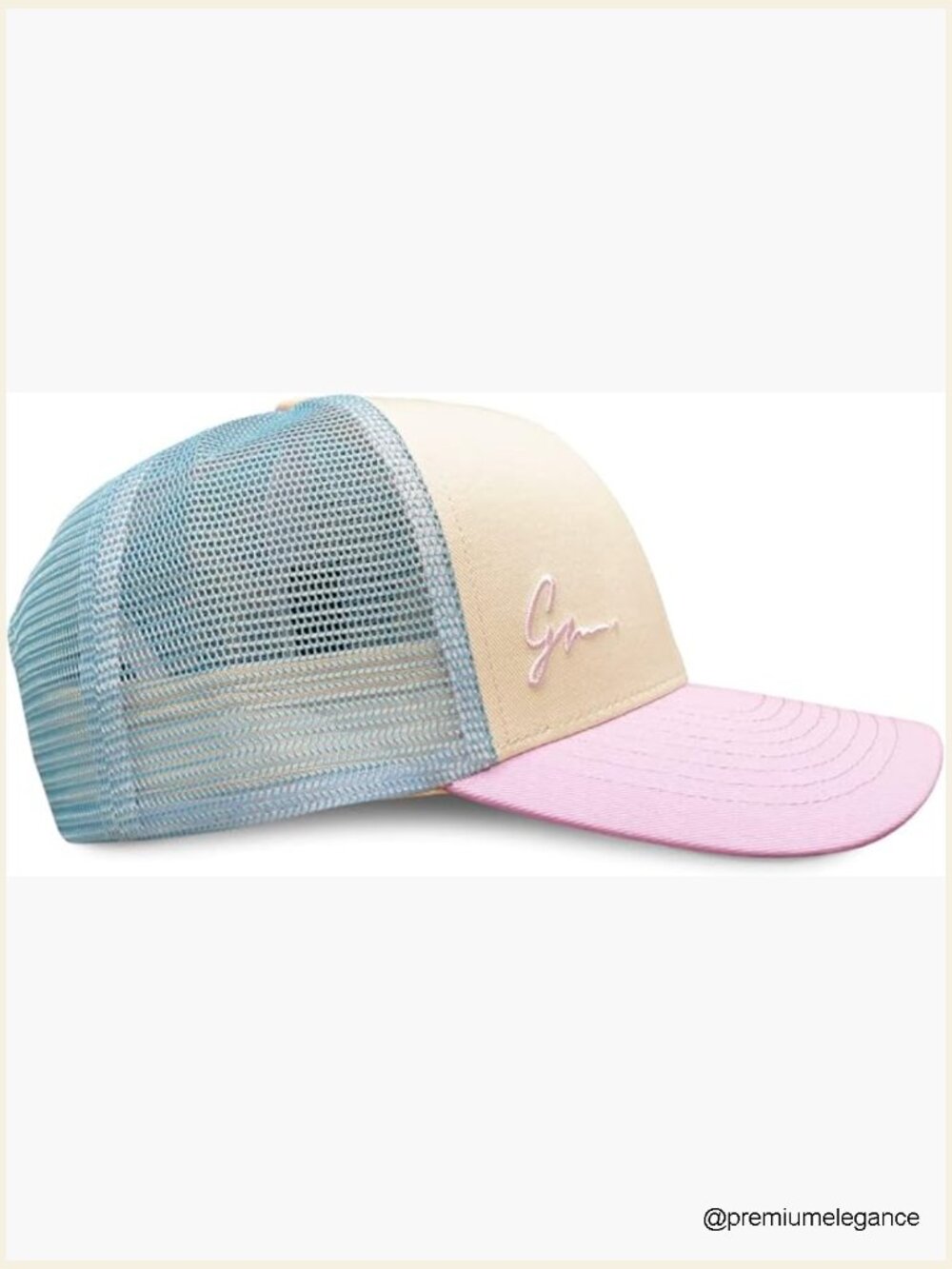 Snapback Trucker Hat For Women - Curved Bill Baseball Cap